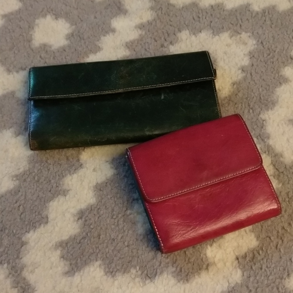Tusk genuine leather wallets.